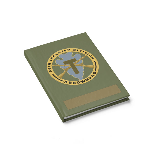 36th ID - Arrowhead - Ruled Field Book