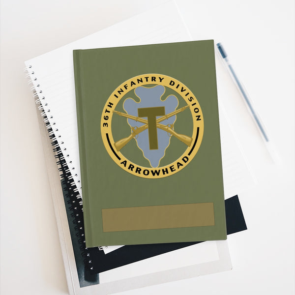 36th ID - Arrowhead - Ruled Field Book